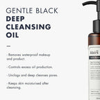 DEAR, KLAIRS Gentle Black Deep Cleansing Oil