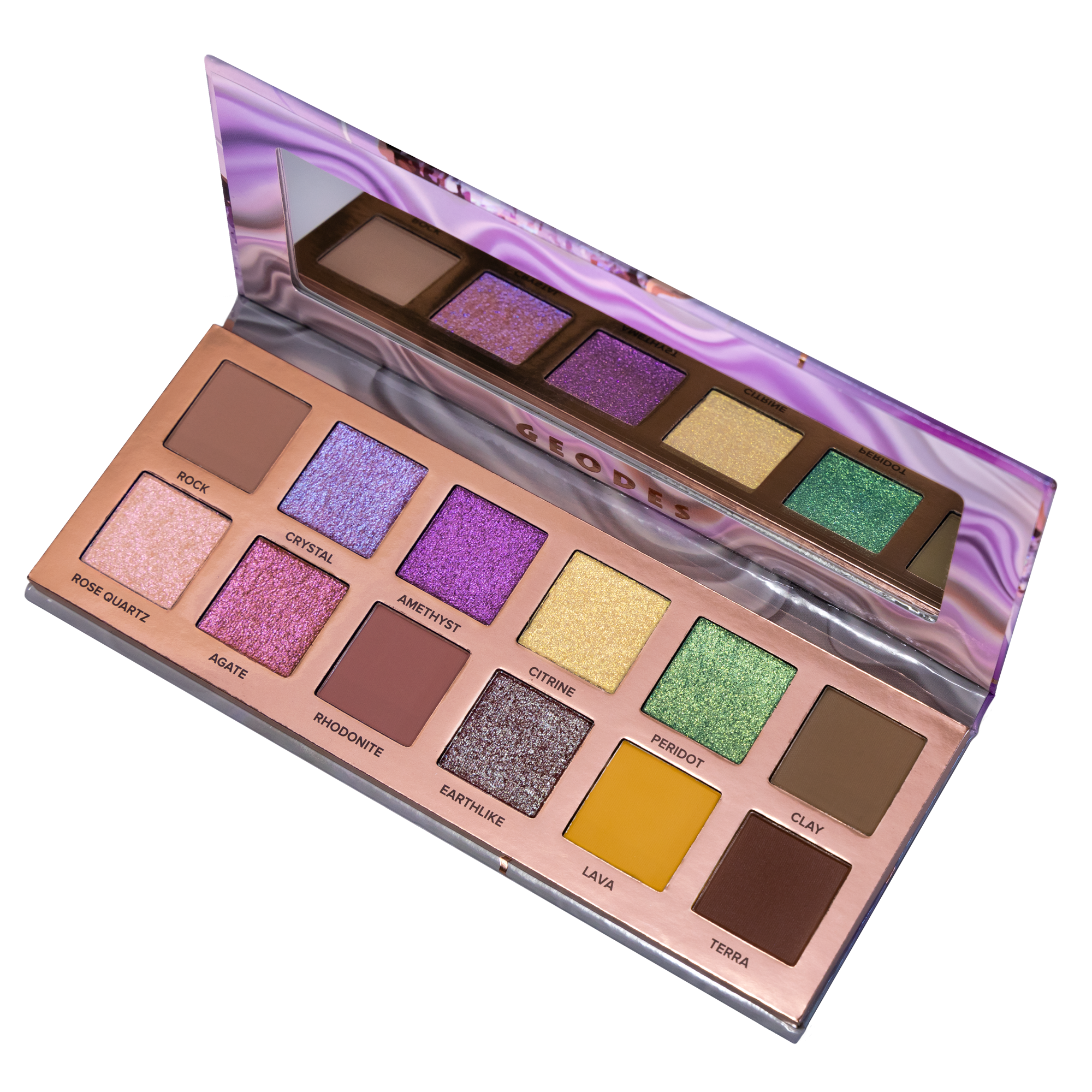 WHATS UP BEAUTY Geodes Eyeshadow Palette