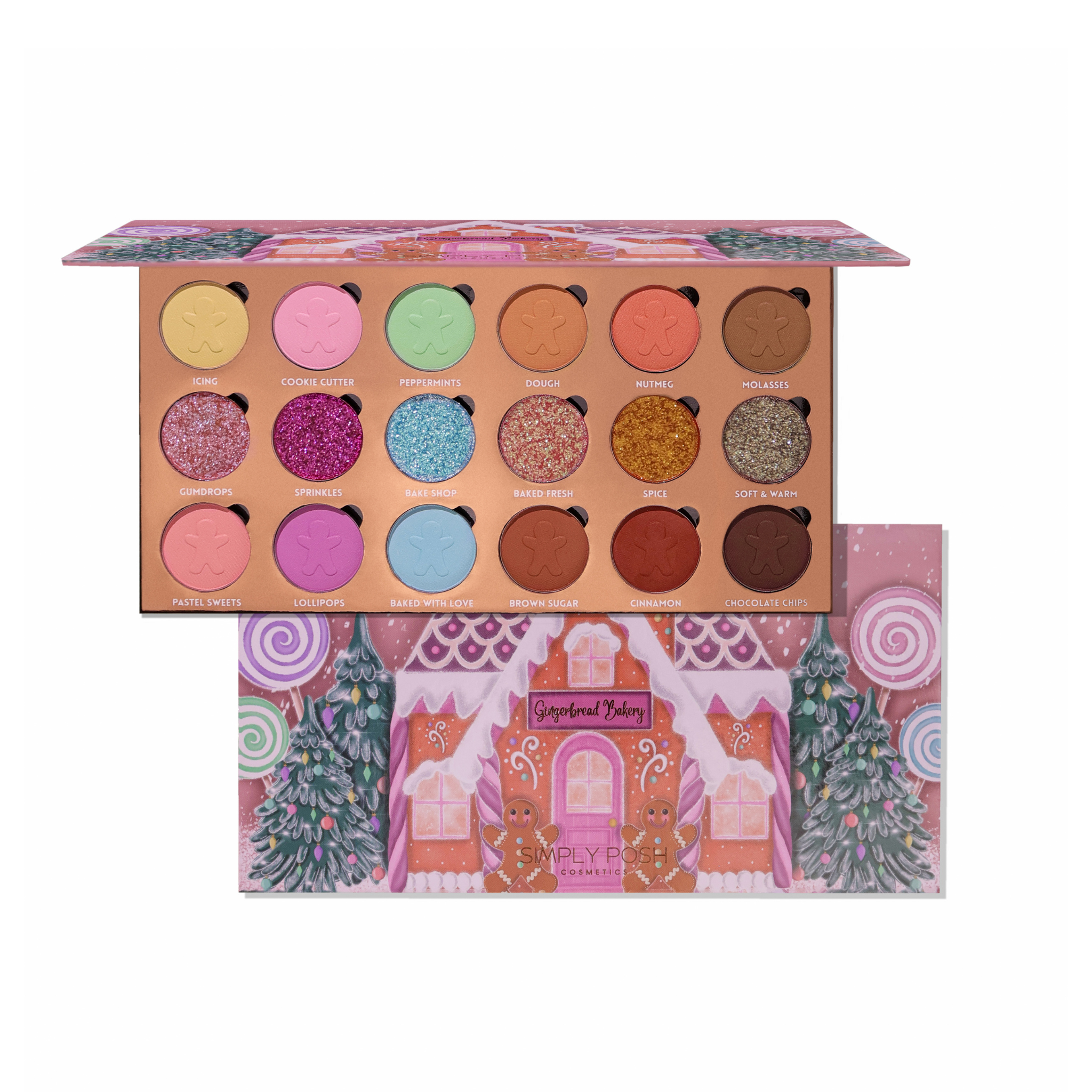 SIMPLY POSH COSMETICS Gingerbread Bakery Shadow Palette