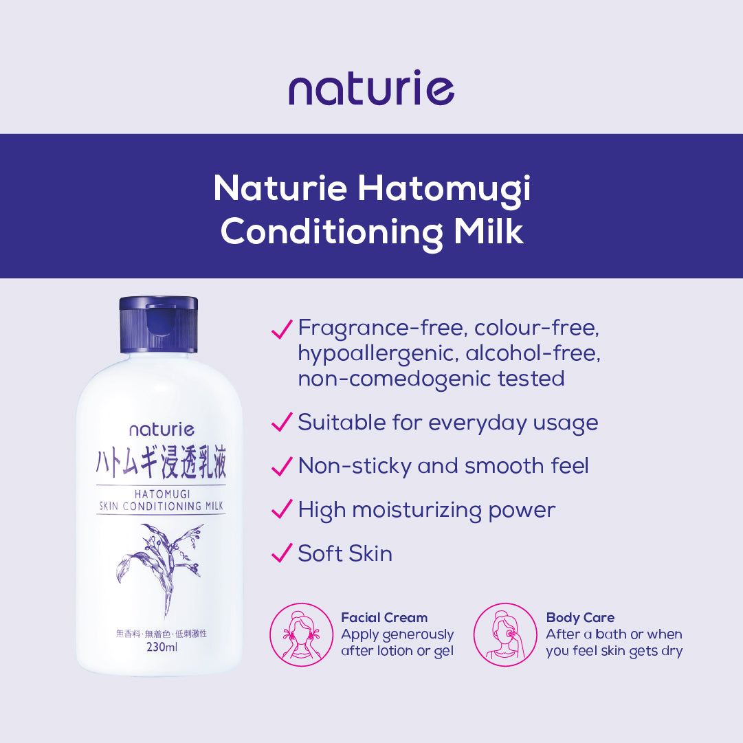 NATURIE Hatomugi Skin Conditioning Milk