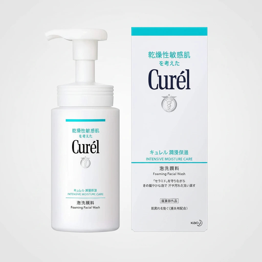 KAO Curél Intensive Moisture Care Foaming Facial Wash